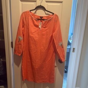 NWT Talbots dress with beautiful beading.
